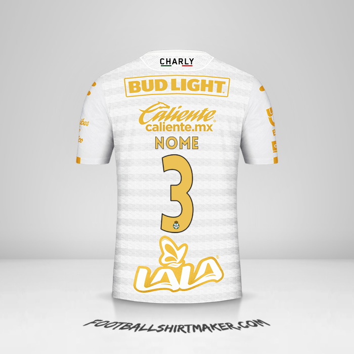 Camisa Santos Laguna 2019/20 Terceira -  nome - 3