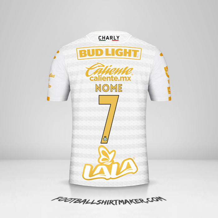 Maglia Santos Laguna 2019/20 Terza -  nome - 7