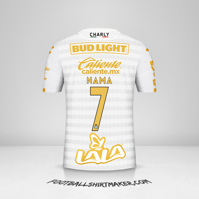 Jersey Santos Laguna 2019/20 Ketiga -  nama - 7