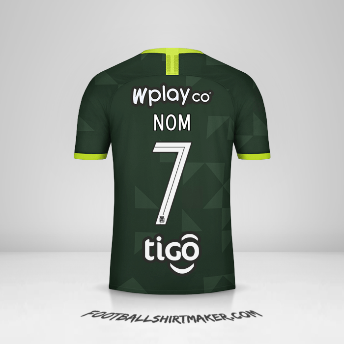 Maillot Atletico Nacional 2020 Extérieur -  nom - 7