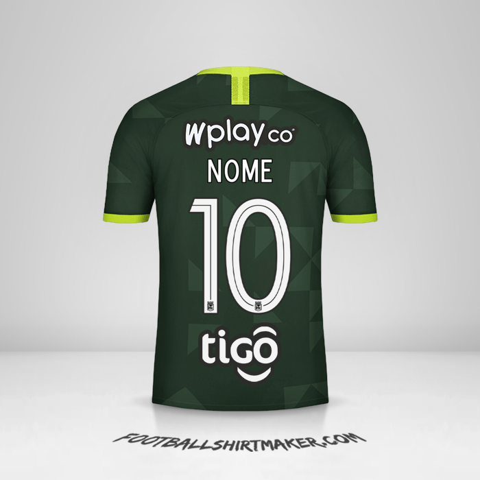Camisa Atletico Nacional 2020 Alternativa -  nome - 10