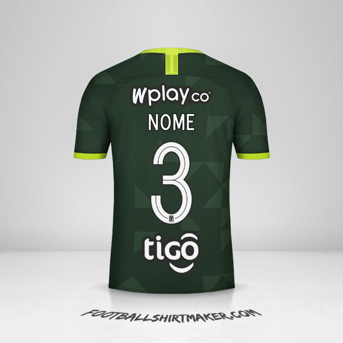 Maglia Atletico Nacional 2020 Seconda -  nome - 3