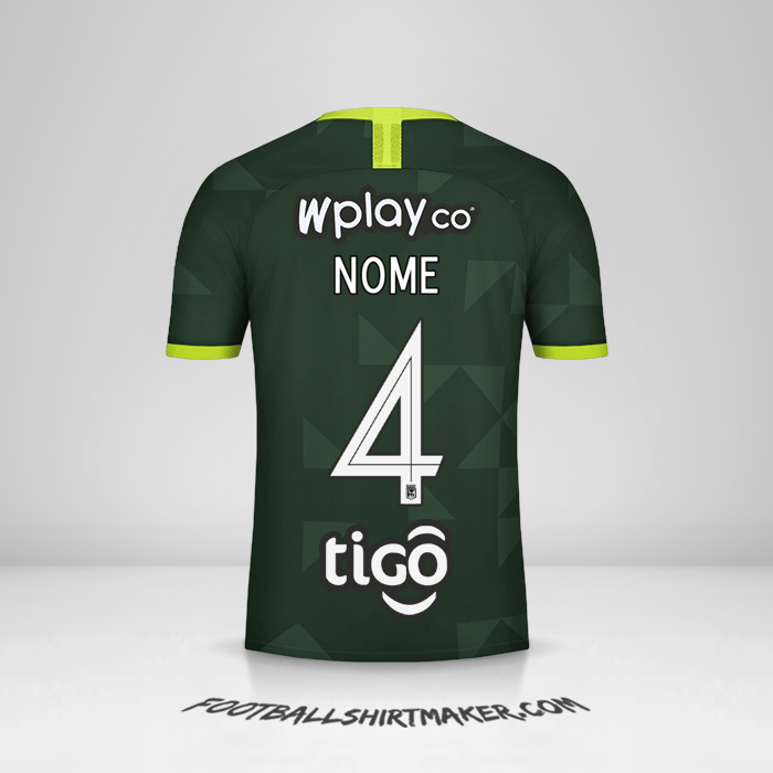 Maglia Atletico Nacional 2020 Seconda -  nome - 4