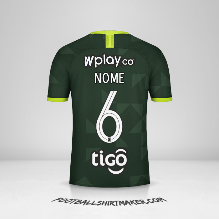 Maglia Atletico Nacional 2020 Seconda -  nome - 6