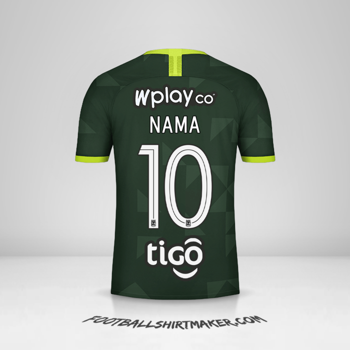 Jersey Atletico Nacional 2020 Alternatif -  nama - 10