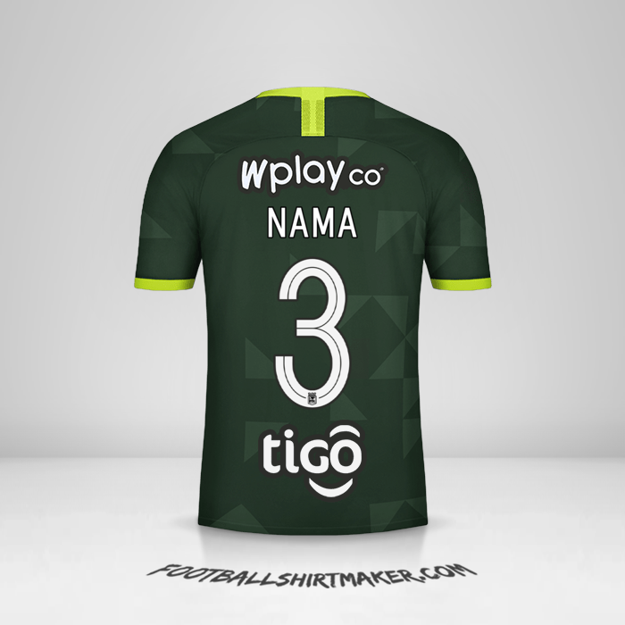 Jersey Atletico Nacional 2020 Alternatif -  nama - 3
