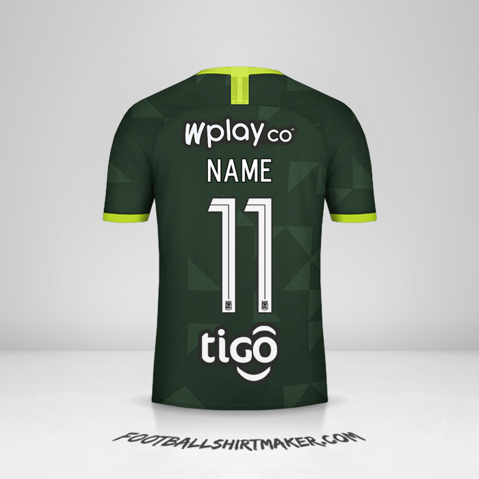Jersey Atletico Nacional 2020 Away -  name - 11