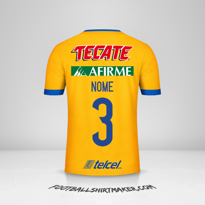 Maglia Tigres UANL 2017/18 -  nome - 3