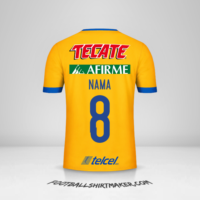 Jersey Tigres UANL 2017/18 -  nama - 8