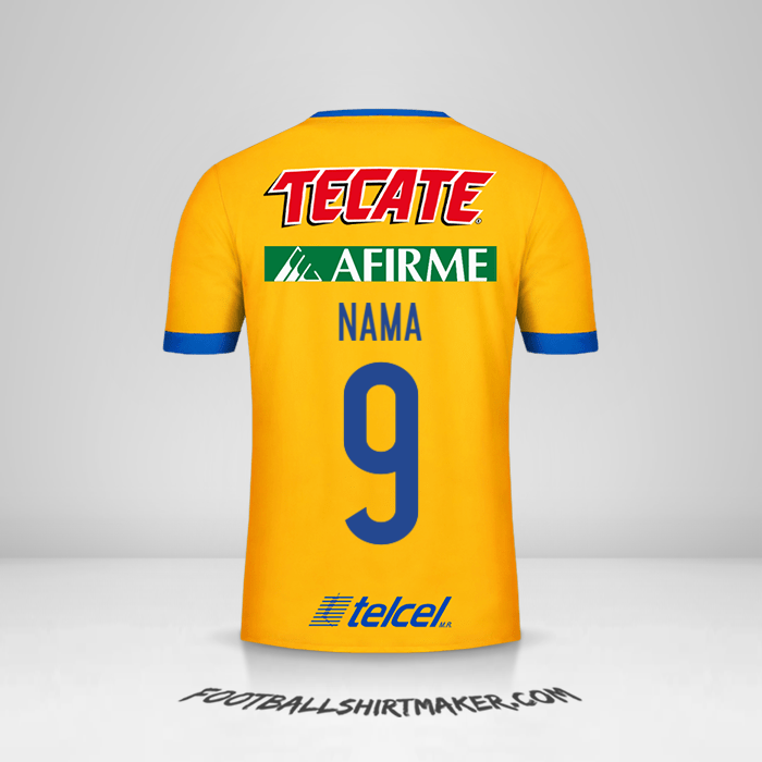 Jersey Tigres UANL 2017/18 -  nama - 9