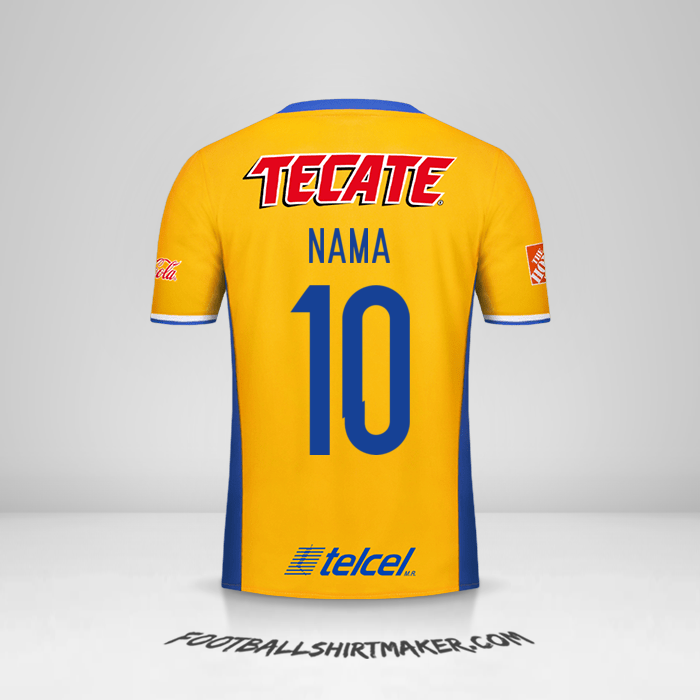 Jersey Tigres UANL 2016/17 -  nama - 10