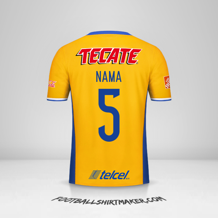 Jersey Tigres UANL 2016/17 -  nama - 5