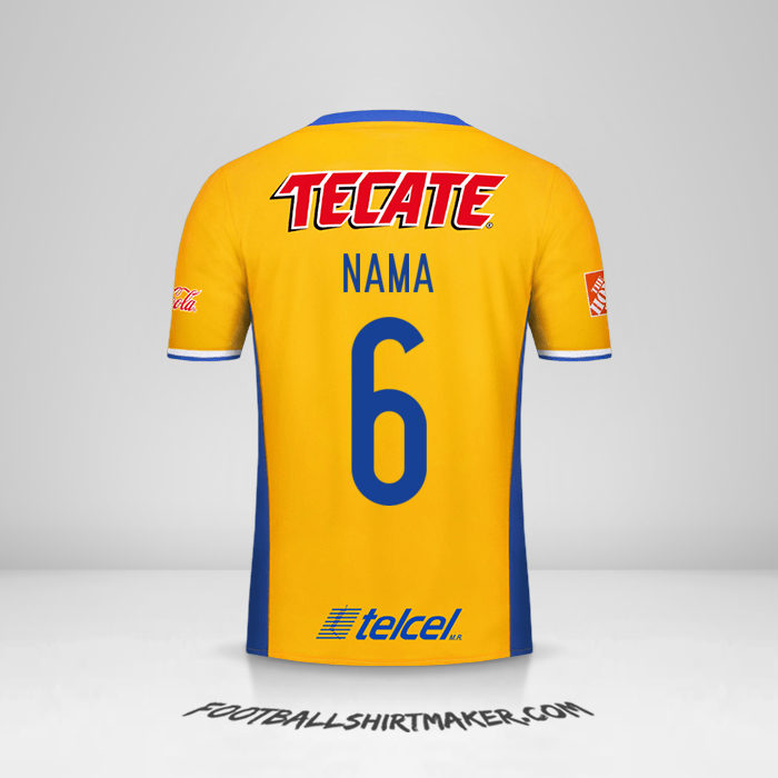 Jersey Tigres UANL 2016/17 -  nama - 6