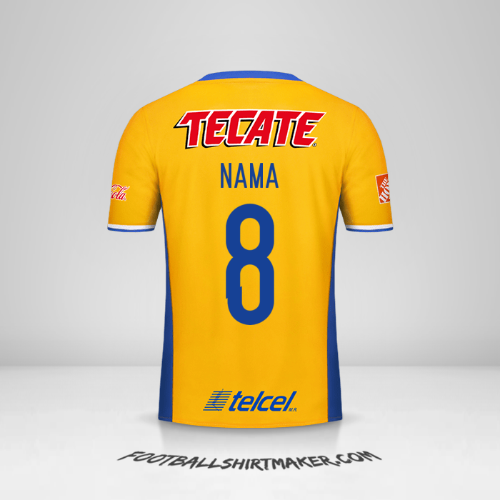 Jersey Tigres UANL 2016/17 -  nama - 8
