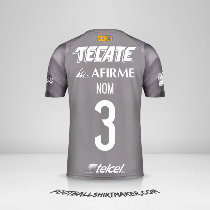 Maillot Tigres UANL 2018 Troisième -  nom - 3