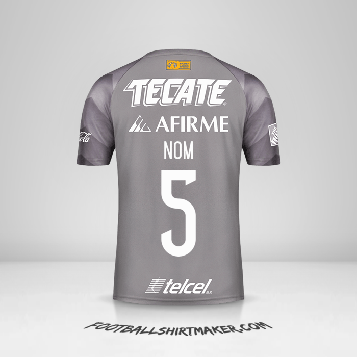 Maillot Tigres UANL 2018 Troisième -  nom - 5