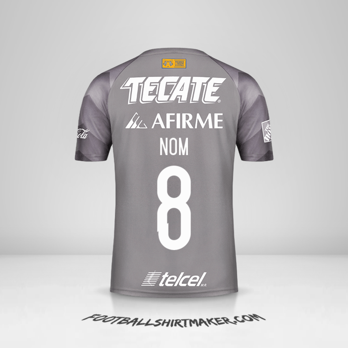 Maillot Tigres UANL 2018 Troisième -  nom - 8
