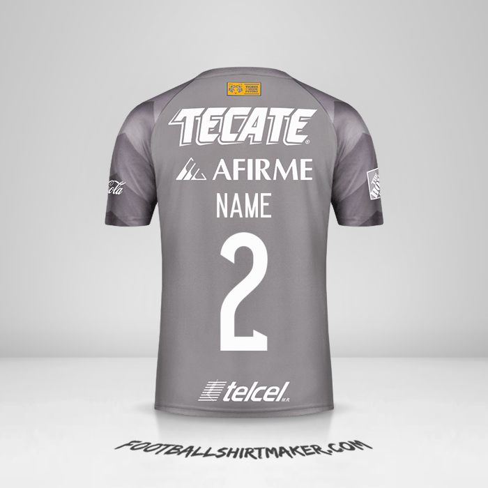 Shirt Tigres UANL 2018 Third -  name - 2