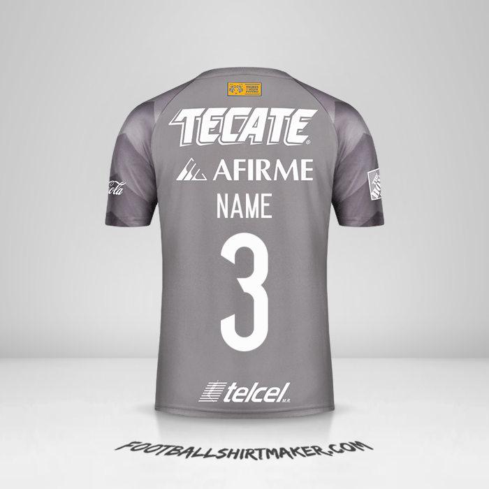 Trikot Tigres UANL 2018 Dritte -  name - 3