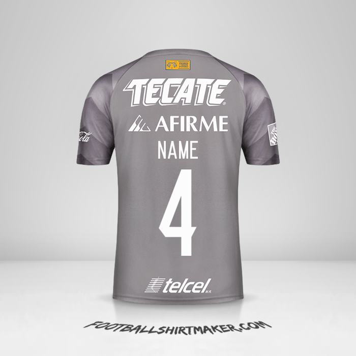 Trikot Tigres UANL 2018 Dritte -  name - 4