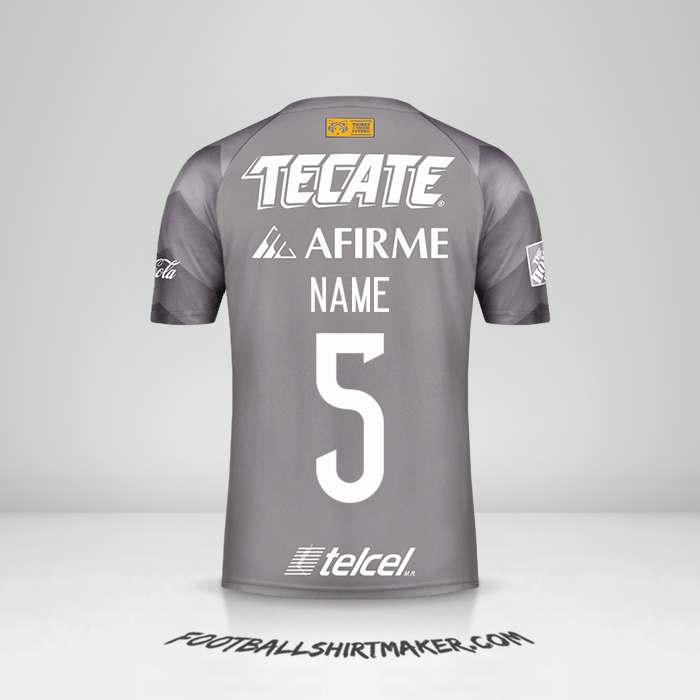 Shirt Tigres UANL 2018 Third -  name - 5