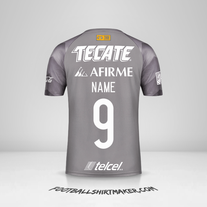 Trikot Tigres UANL 2018 Dritte -  name - 9