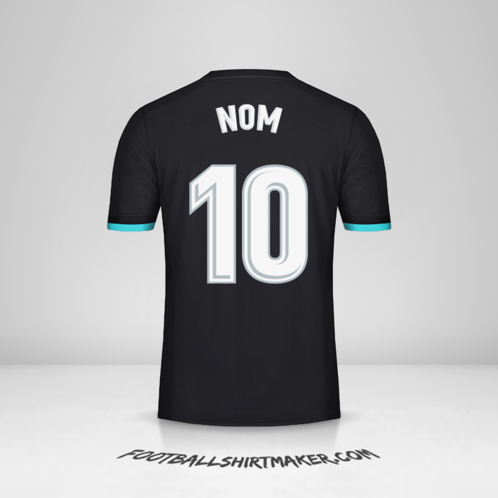 Maillot Real Madrid CF 2017/18 Extérieur -  nom - 10