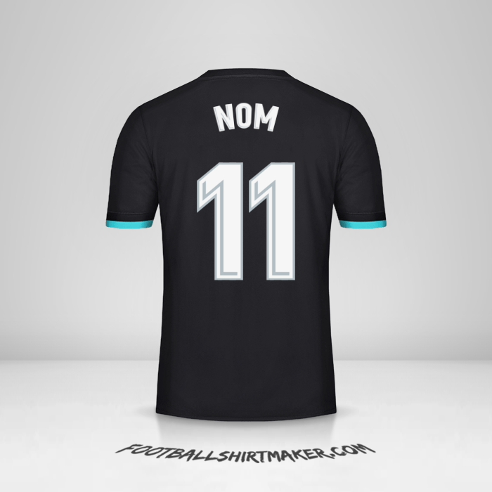 Maillot Real Madrid CF 2017/18 Extérieur -  nom - 11
