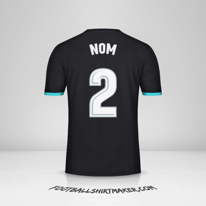 Maillot Real Madrid CF 2017/18 Extérieur -  nom - 2