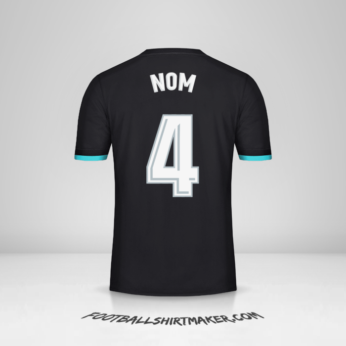 Maillot Real Madrid CF 2017/18 Extérieur -  nom - 4