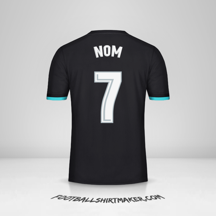 Maillot Real Madrid CF 2017/18 Extérieur -  nom - 7