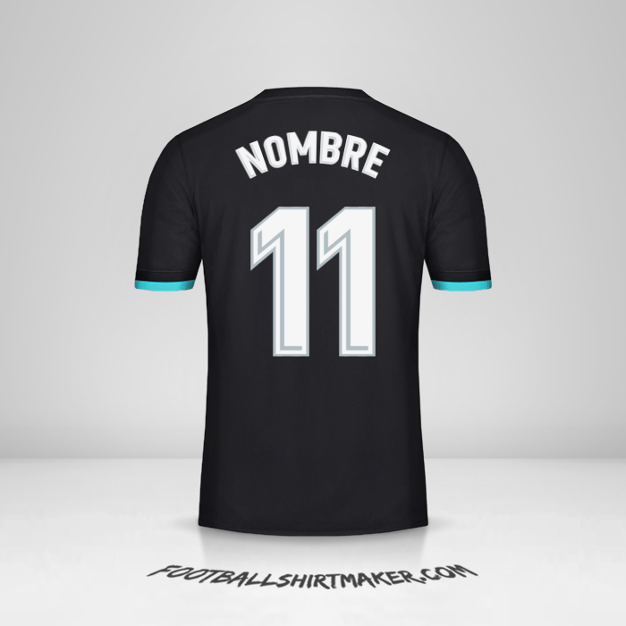 Jersey Real Madrid CF 2017/18 Visita -  nombre - 11