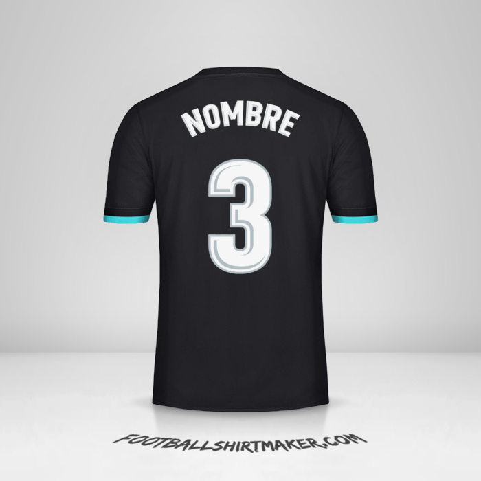 Camiseta Real Madrid CF 2017/18 Visita -  nombre - 3