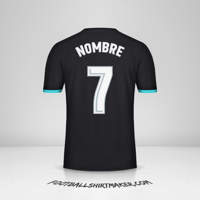 Jersey Real Madrid CF 2017/18 Visita -  nombre - 7