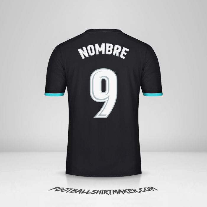 Camiseta Real Madrid CF 2017/18 Visita -  nombre - 9