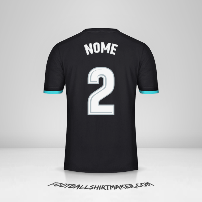 Maglia Real Madrid CF 2017/18 Seconda -  nome - 2
