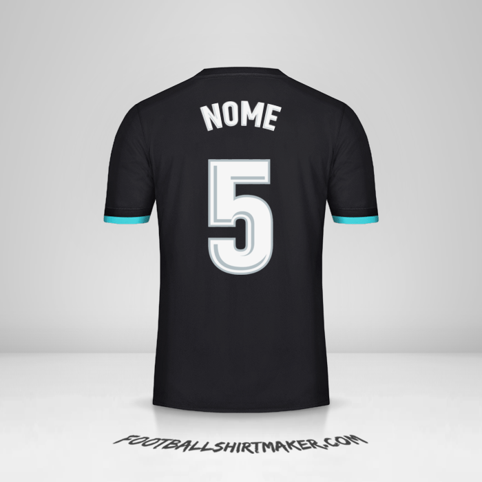 Camisa Real Madrid CF 2017/18 Alternativa -  nome - 5