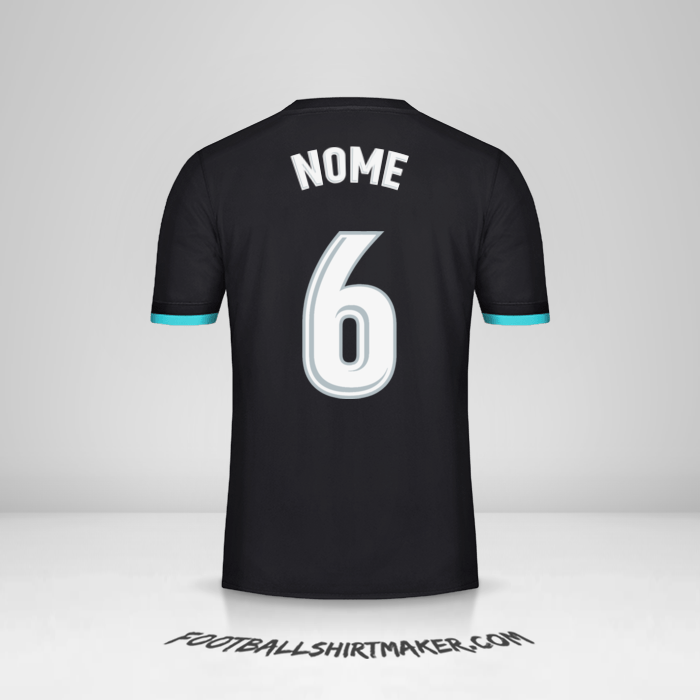 Camisa Real Madrid CF 2017/18 Alternativa -  nome - 6
