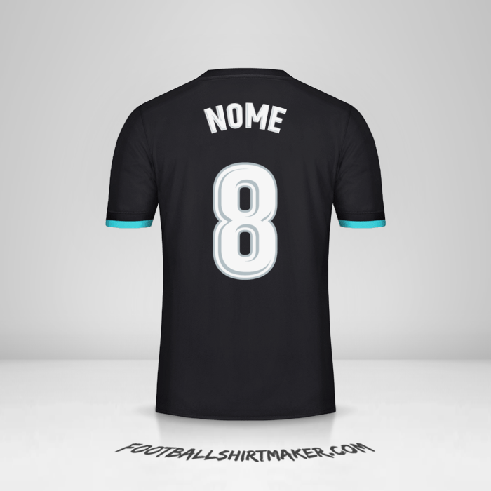 Maglia Real Madrid CF 2017/18 Seconda -  nome - 8