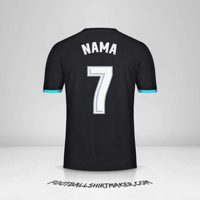 Jersey Real Madrid CF 2017/18 Alternatif -  nama - 7