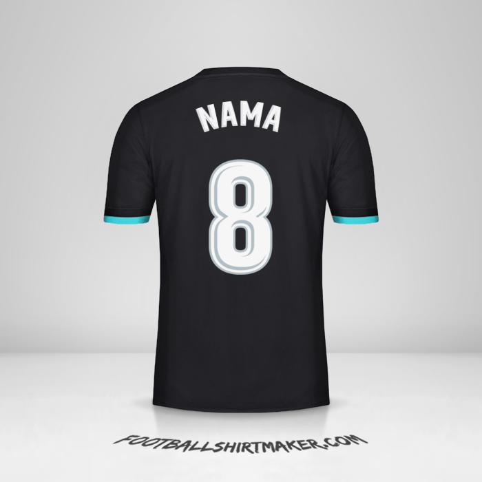 Jersey Real Madrid CF 2017/18 Alternatif -  nama - 8