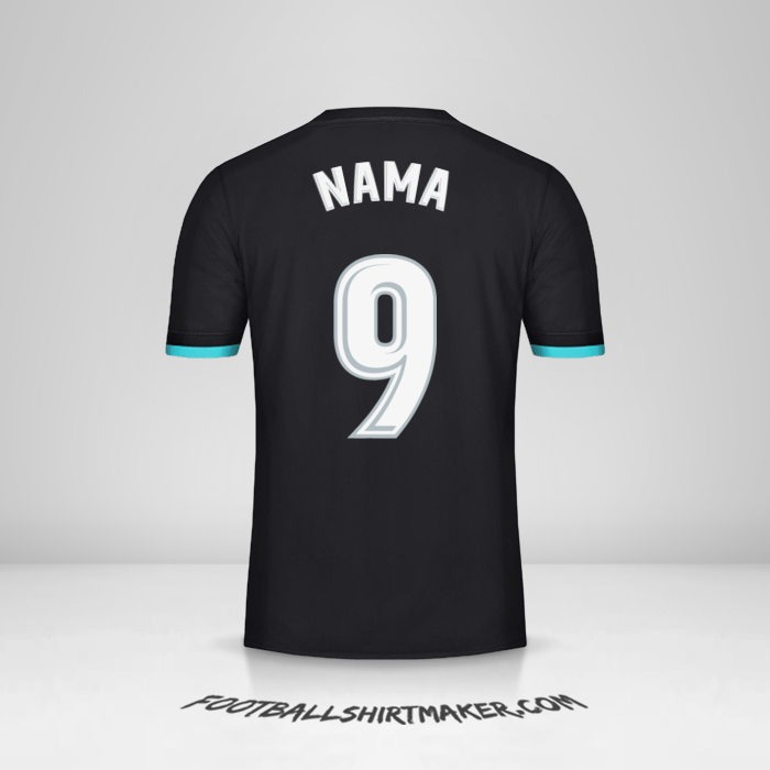 Jersey Real Madrid CF 2017/18 Alternatif -  nama - 9