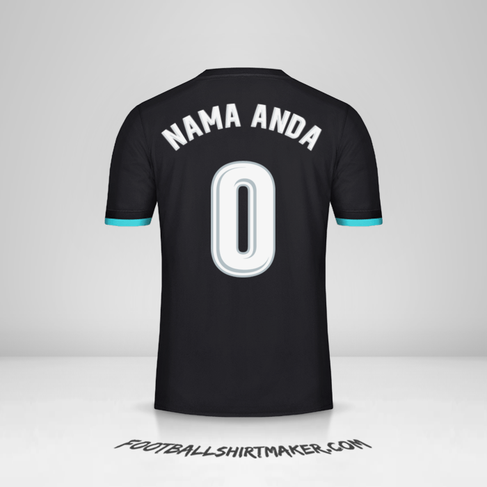 Jersey Real Madrid CF 2017/18 II -  nama anda - 0