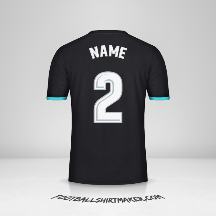 Trikot Real Madrid CF 2017/18 Auswärts -  name - 2