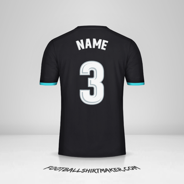 Jersey Real Madrid CF 2017/18 Away -  name - 3