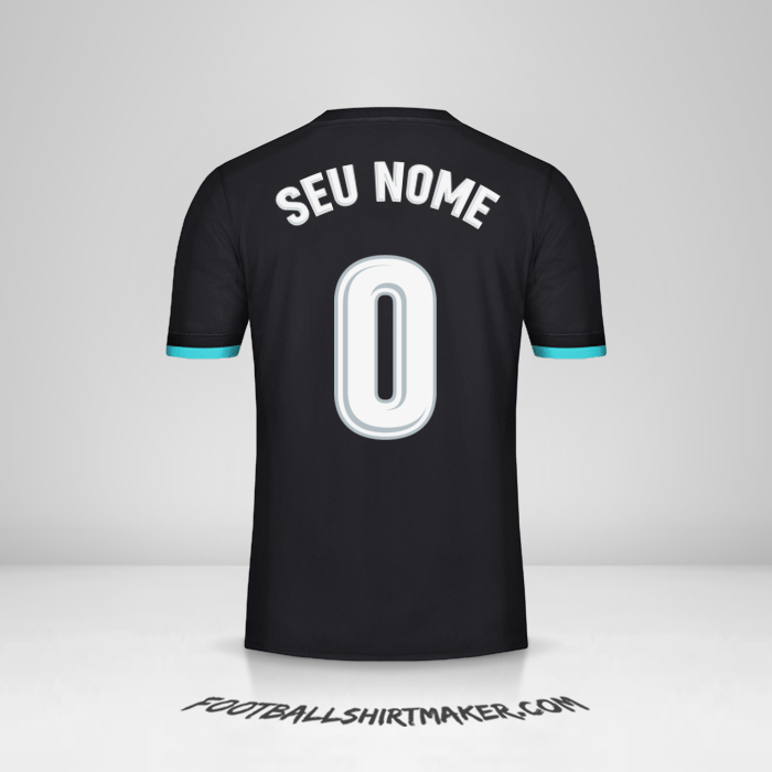 Camisa Real Madrid CF 2017/18 II -  seu nome - 0