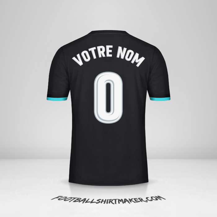Maillot Real Madrid CF 2017/18 II -  votre nom - 0