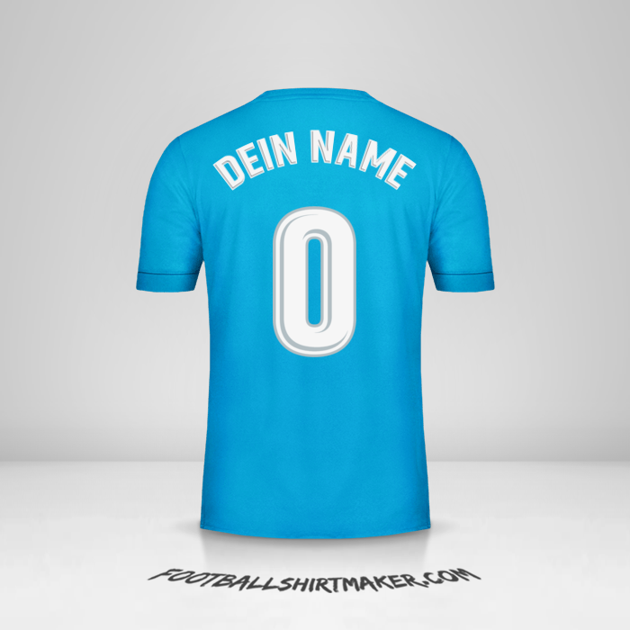 Trikot Real Madrid CF 2017/18 III -  dein name - 0