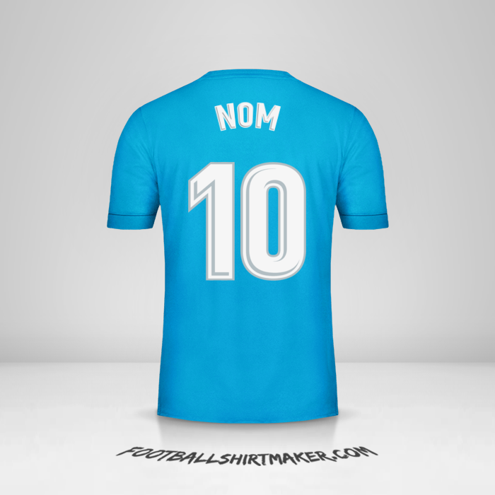 Maillot Real Madrid CF 2017/18 Troisième -  nom - 10