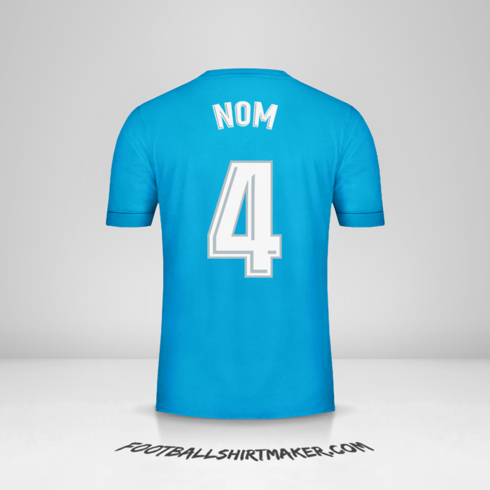Maillot Real Madrid CF 2017/18 Troisième -  nom - 4